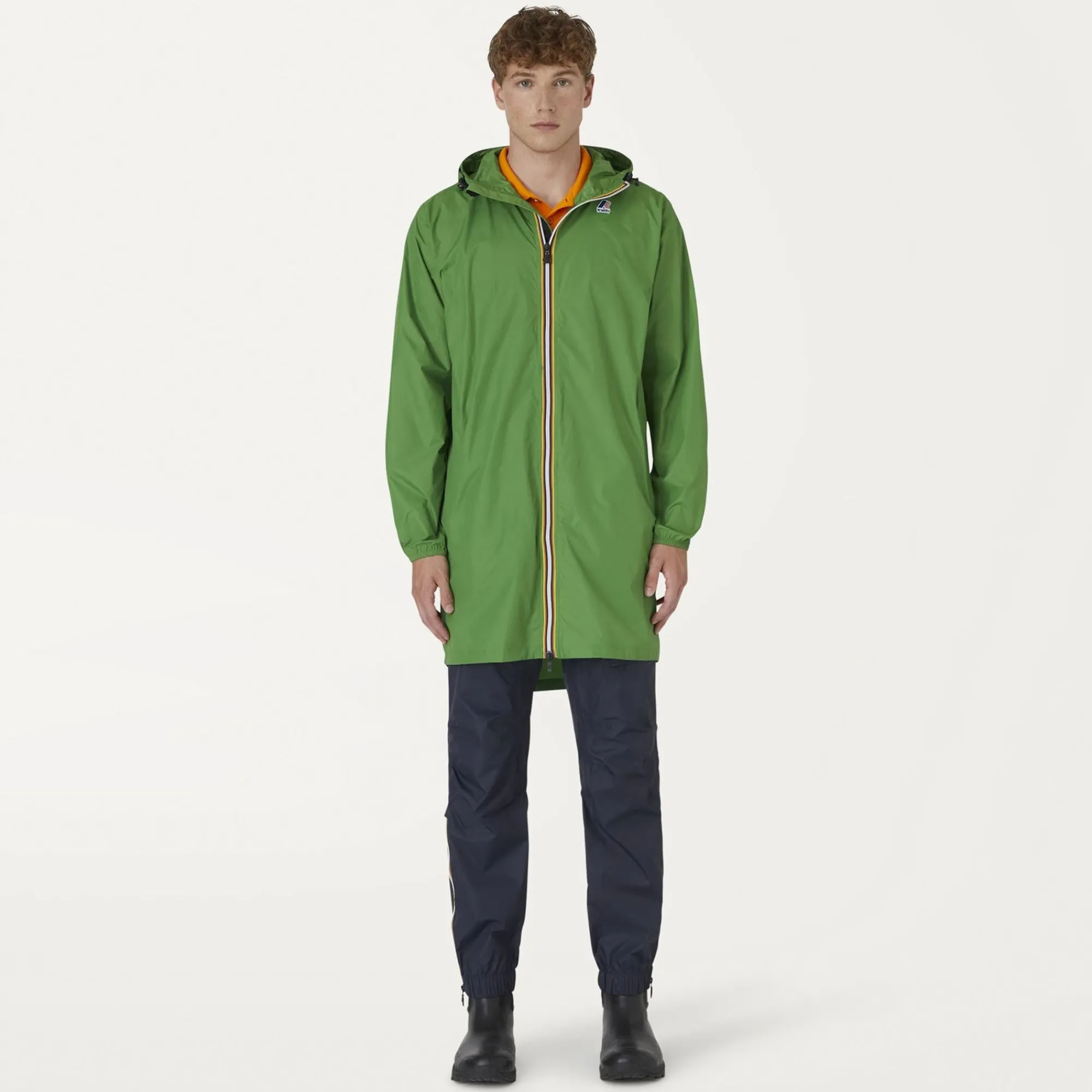 K-WAY Le Vrai 3.0 Eiffel - Jackets - Long - Unisex - Green Juniper Discount