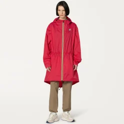 K-WAY Le Vrai 3.0 Elysees - Jackets - 3/4 Length - Unisex - Red Berry Hot