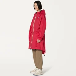 K-WAY Le Vrai 3.0 Elysees - Jackets - 3/4 Length - Unisex - Red Berry Hot