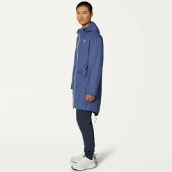 K-WAY Le Vrai 3.0 Elysees - Jackets - 3/4 Length - Unisex - Blue Indigo Clearance