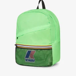 K-WAY Le Vrai 3.0 Francois - Bags - Backpack - Unisex - Green Fluo Store