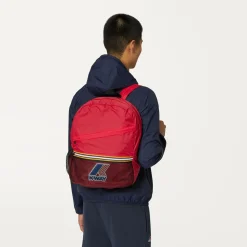 K-WAY Le Vrai 3.0 Francois - Bags - Backpack - Unisex - Red Berry Discount