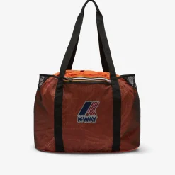 K-WAY Le Vrai 3.0 Isa - Bags - Shopping Bag - Unisex - Orange Rust Cheap