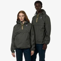 K-WAY Le Vrai 3.0 Leon - Jackets - Mid - Unisex - Green Blackish Discount