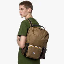 K-WAY Le Vrai 3.0 Michel - Bags - Backpack - Unisex - Brown Corda Best Sale