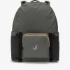 K-WAY Le Vrai 3.0 Michel - Bags - Backpack - Unisex - Green Blackish Clearance