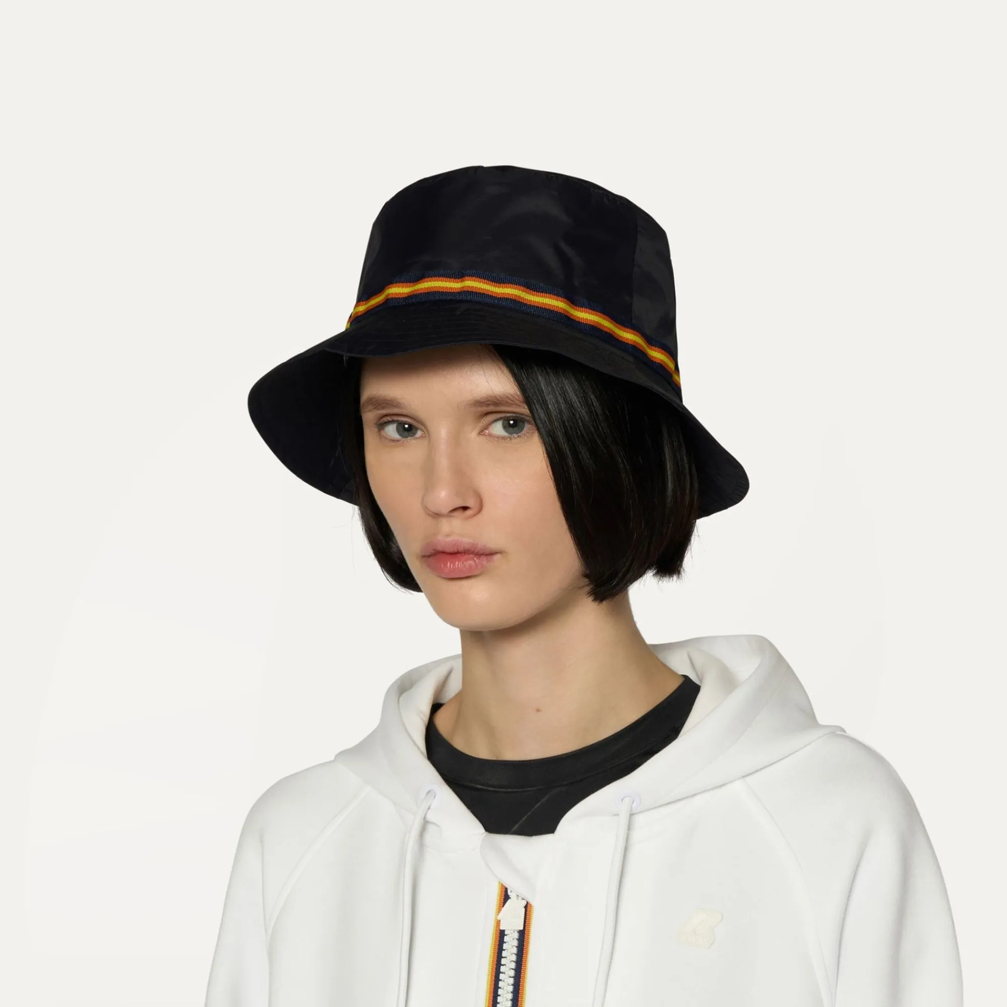 K-WAY Le Vrai 3.0 Pascal Tape - Headwear - Hat - Unisex - Black Pure Outlet