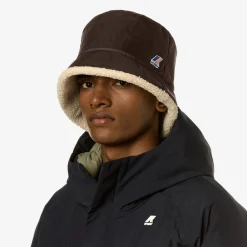 K-WAY Le Vrai 3.0 Pascalle Orsetto - Headwear - Hat - Unisex - Brown Mogano Best