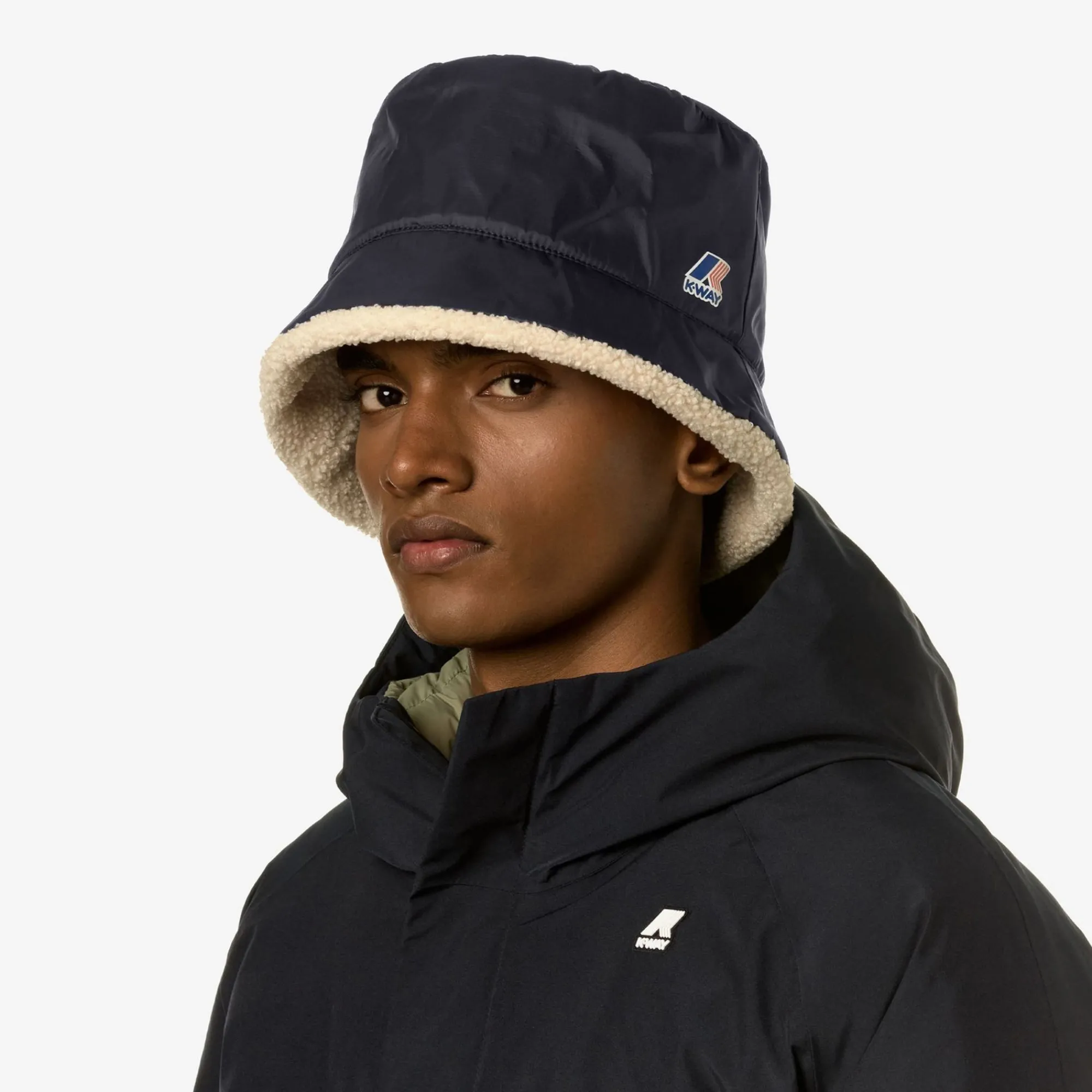 K-WAY Le Vrai 3.0 Pascalle Orsetto - Headwear - Hat - Unisex - Blue Depth Store