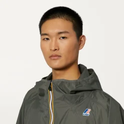 K-WAY Le Vrai 3.0 Rennes - Jackets - Poncho - Unisex - Green Blackish Clearance
