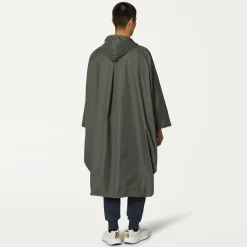 K-WAY Le Vrai 3.0 Rennes - Jackets - Poncho - Unisex - Green Blackish Clearance