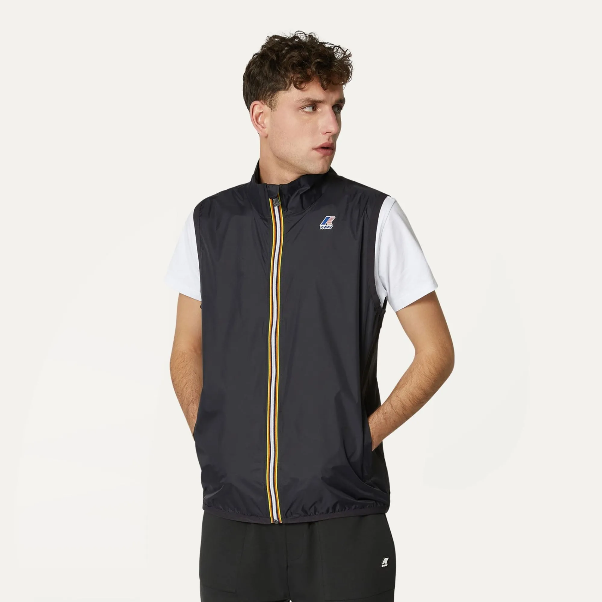 K-WAY Le Vrai 3.0 Rouland - Jackets - Vest - Unisex - Black Pure Shop