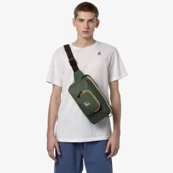 K-WAY Le Vrai 3.0 Sylvain - Bags - Waistbag - Unisex - Green Blackish New