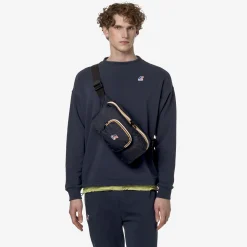 K-WAY Le Vrai 3.0 Sylvain - Bags - Waistbag - Unisex - Blue Depth Outlet