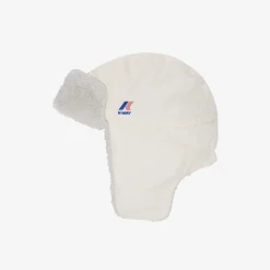 K-WAY Le Vrai 3.0 Ulysse Orsetto - Headwear - Hat - Unisex - White Snow New