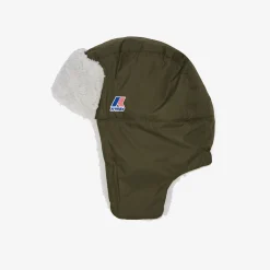 K-WAY Le Vrai 3.0 Ulysse Orsetto - Headwear - Hat - Unisex - Green Blackish Best