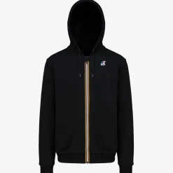 K-WAY Le Vrai Arnel Poly Cotton - Fleece - Jacket - Unisex - Black Pure Flash Sale