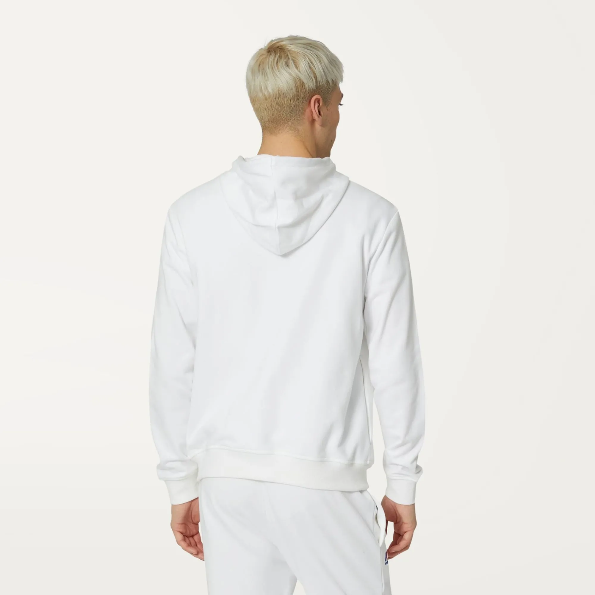 K-WAY Le Vrai Arnel Poly Cotton - Fleece - Jacket - Unisex - White Sale