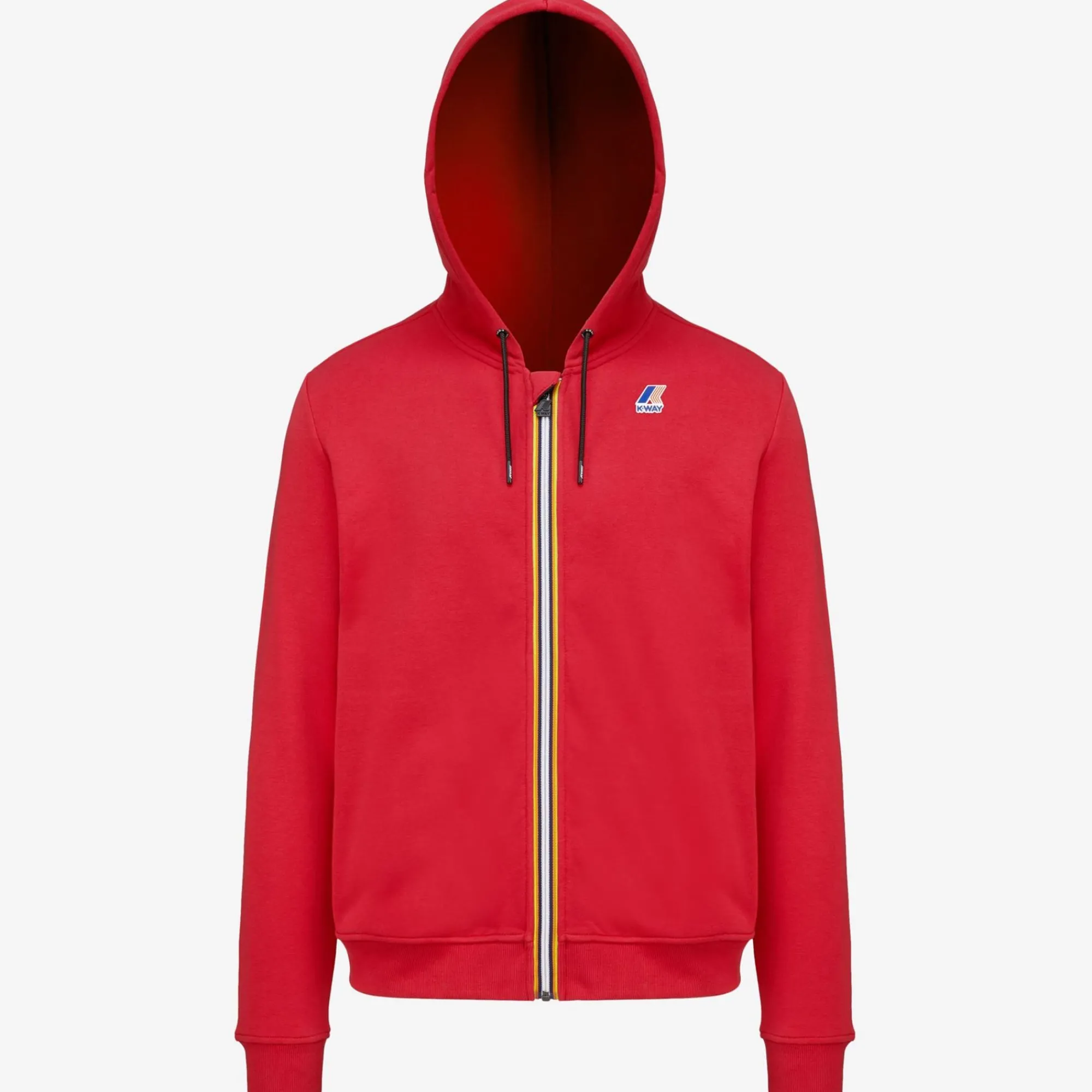 K-WAY Le Vrai Arnel Poly Cotton - Fleece - Jacket - Unisex - Red Berry Cheap