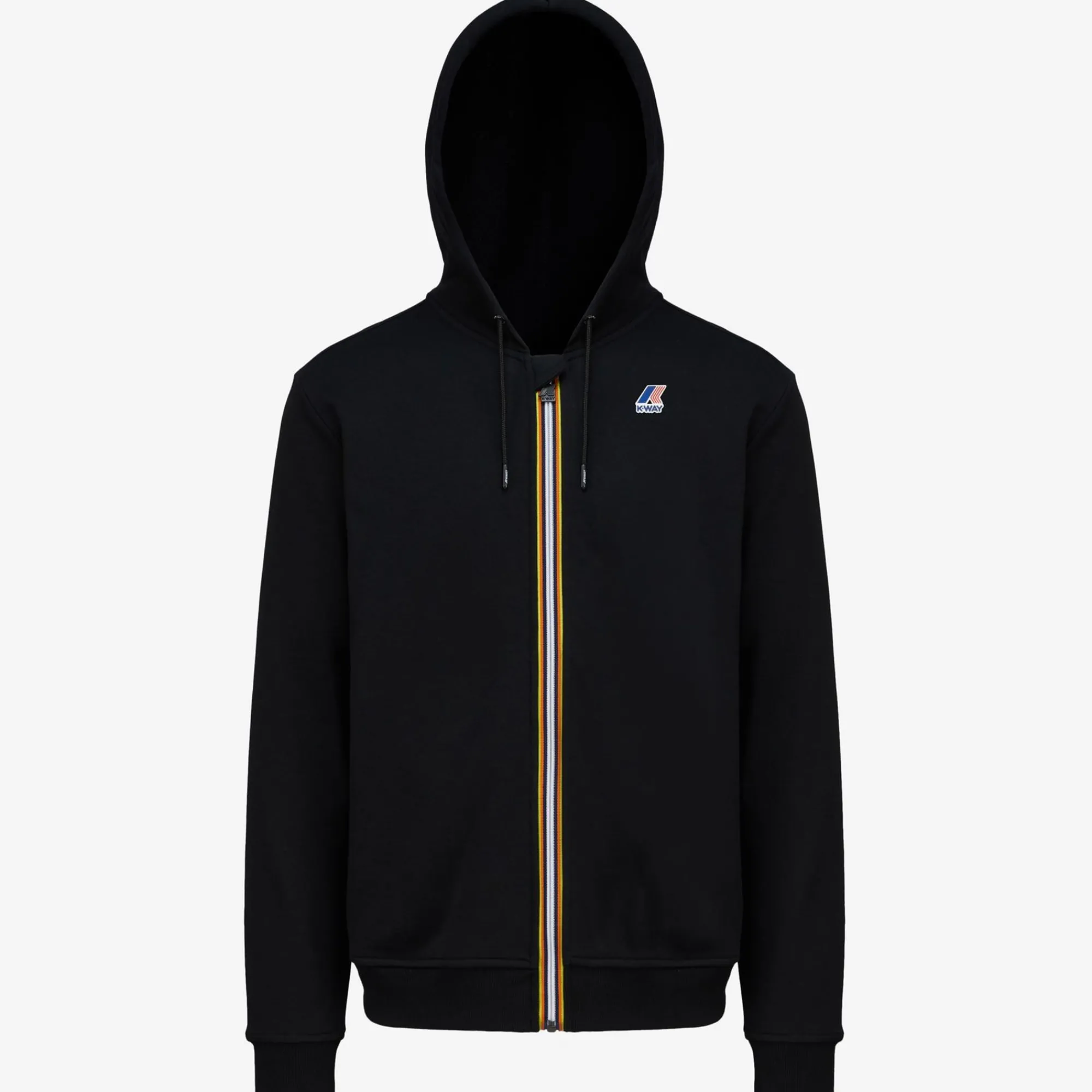 K-WAY Le Vrai Arnel Poly Cotton - Fleece - Jacket - Unisex - Black Pure Discount