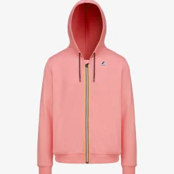 K-WAY Le Vrai Arnel Poly Cotton - Fleece - Jacket - Unisex - Pink Md Store