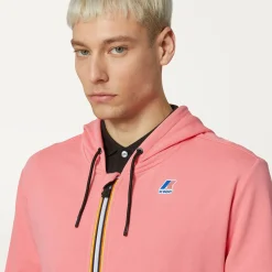 K-WAY Le Vrai Arnel Poly Cotton - Fleece - Jacket - Unisex - Pink Md Store