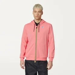 K-WAY Le Vrai Arnel Poly Cotton - Fleece - Jacket - Unisex - Pink Md Store