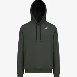 K-WAY Le Vrai Arnette Poly Cotton - Fleece - Jumper - Unisex - Green Blackish Store