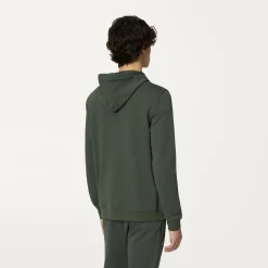 K-WAY Le Vrai Arnette Poly Cotton - Fleece - Jumper - Unisex - Green Blackish Store