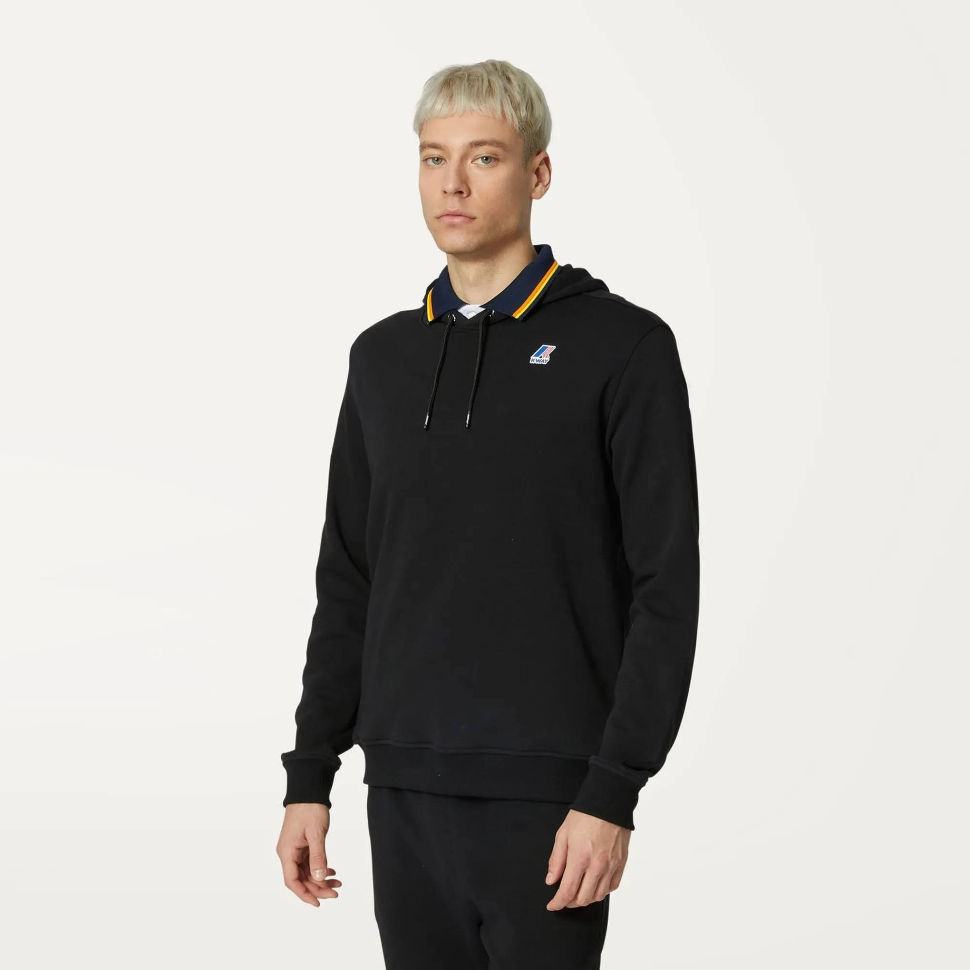 K-WAY Le Vrai Arnette Poly Cotton - Fleece - Jumper - Unisex - Black Pure Sale