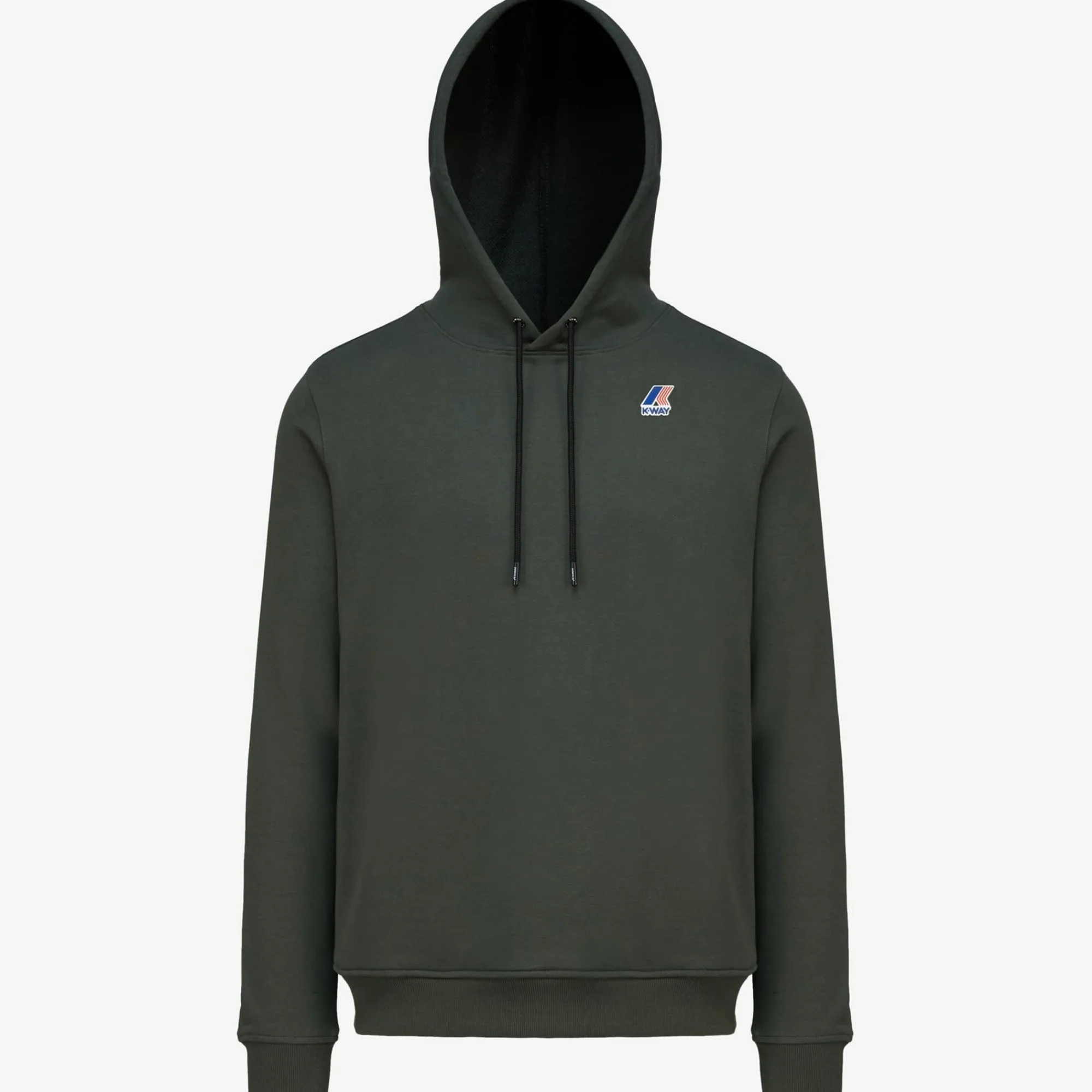 K-WAY Le Vrai Arnette Poly Cotton - Fleece - Jumper - Unisex - Green Blackish Sale