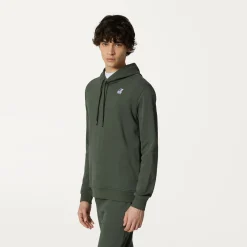 K-WAY Le Vrai Arnette Poly Cotton - Fleece - Jumper - Unisex - Green Blackish Sale