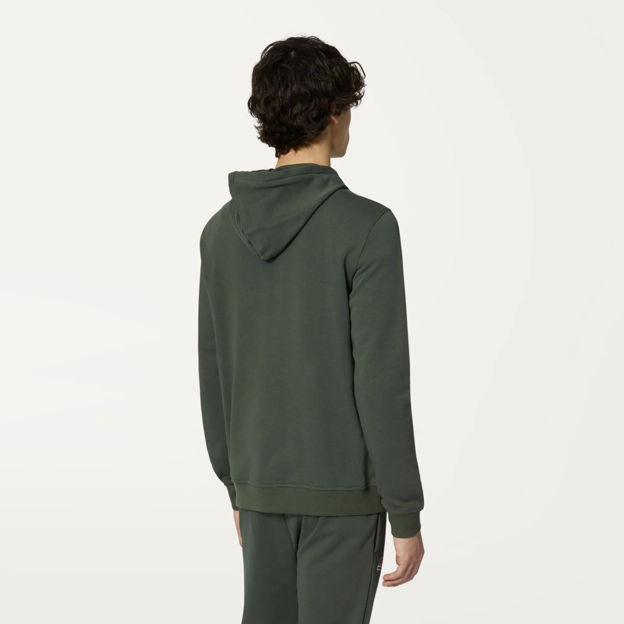 K-WAY Le Vrai Arnette Poly Cotton - Fleece - Jumper - Unisex - Green Blackish Sale