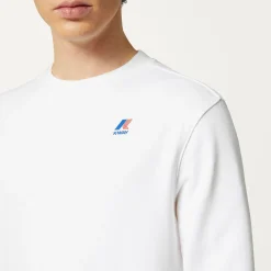 K-WAY Le Vrai Auguste Poly Cotton - Fleece - Jumper - Unisex - White Hot