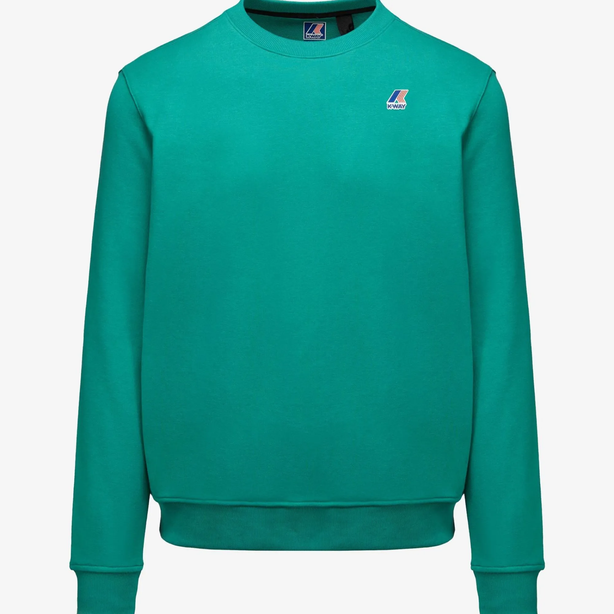 K-WAY Le Vrai Auguste Poly Cotton - Fleece - Jumper - Unisex - Green Hot