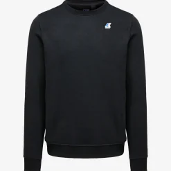 K-WAY Le Vrai Auguste Poly Cotton - Fleece - Jumper - Unisex - Black Pure Best