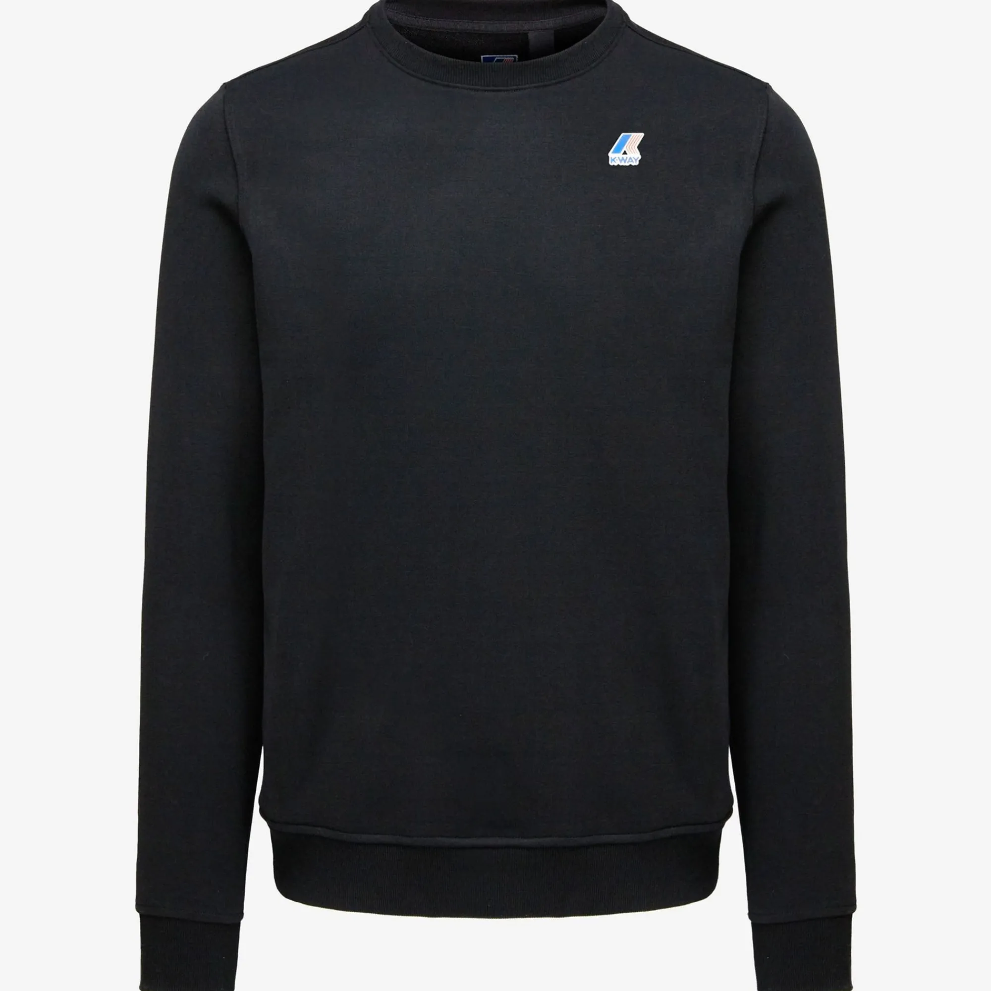 K-WAY Le Vrai Auguste Poly Cotton - Fleece - Jumper - Unisex - Black Pure Best