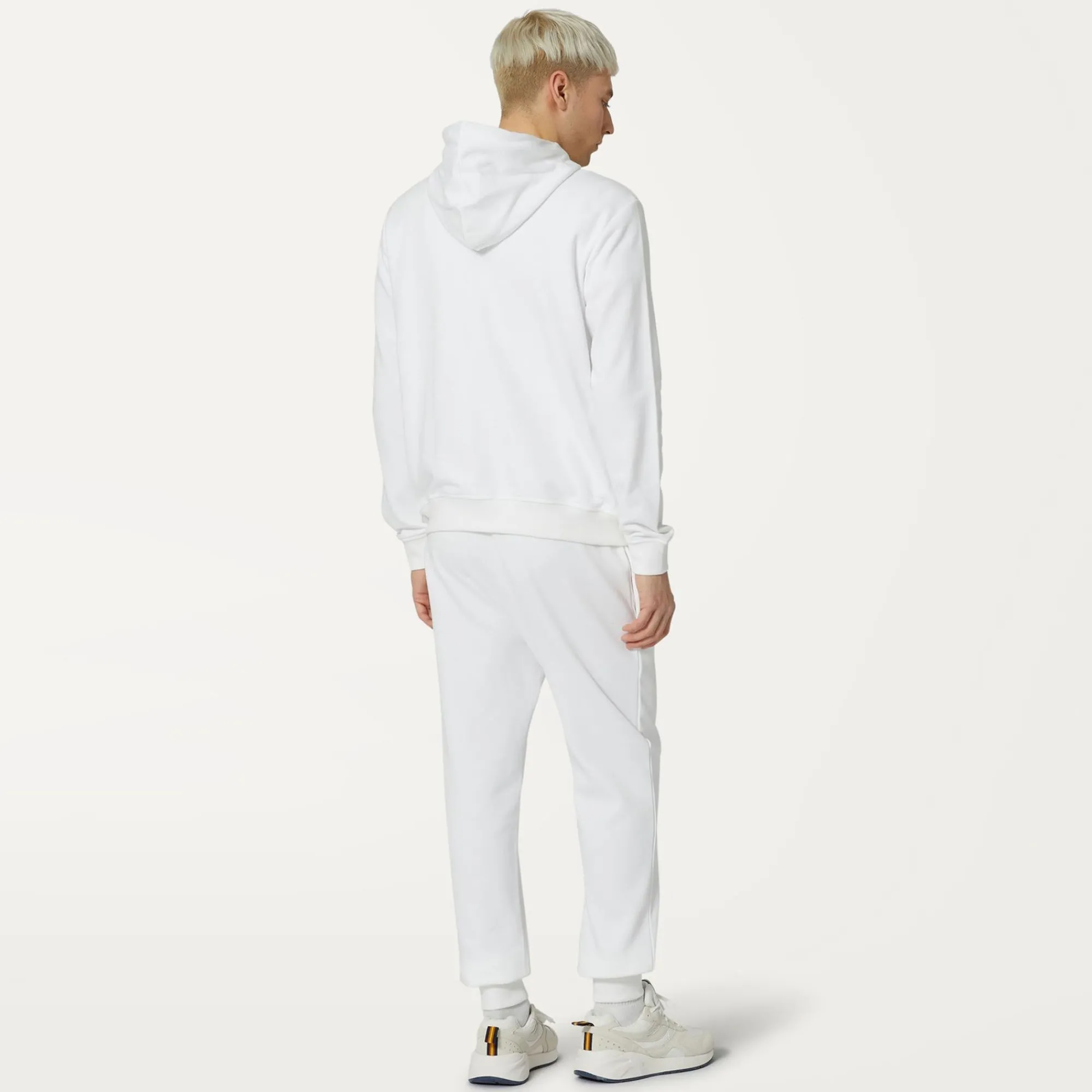 K-WAY Le Vrai Bishop Poly Cotton - Pants - Sport Trousers - Unisex - White Fashion