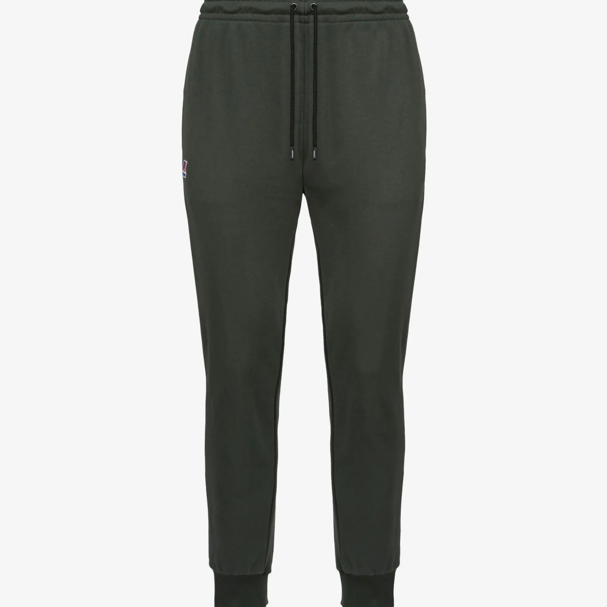 K-WAY Le Vrai Bishop Poly Cotton - Pants - Sport Trousers - Unisex - Green Blackish Outlet