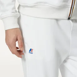K-WAY Le Vrai Bishop Poly Cotton - Pants - Sport Trousers - Unisex - White New