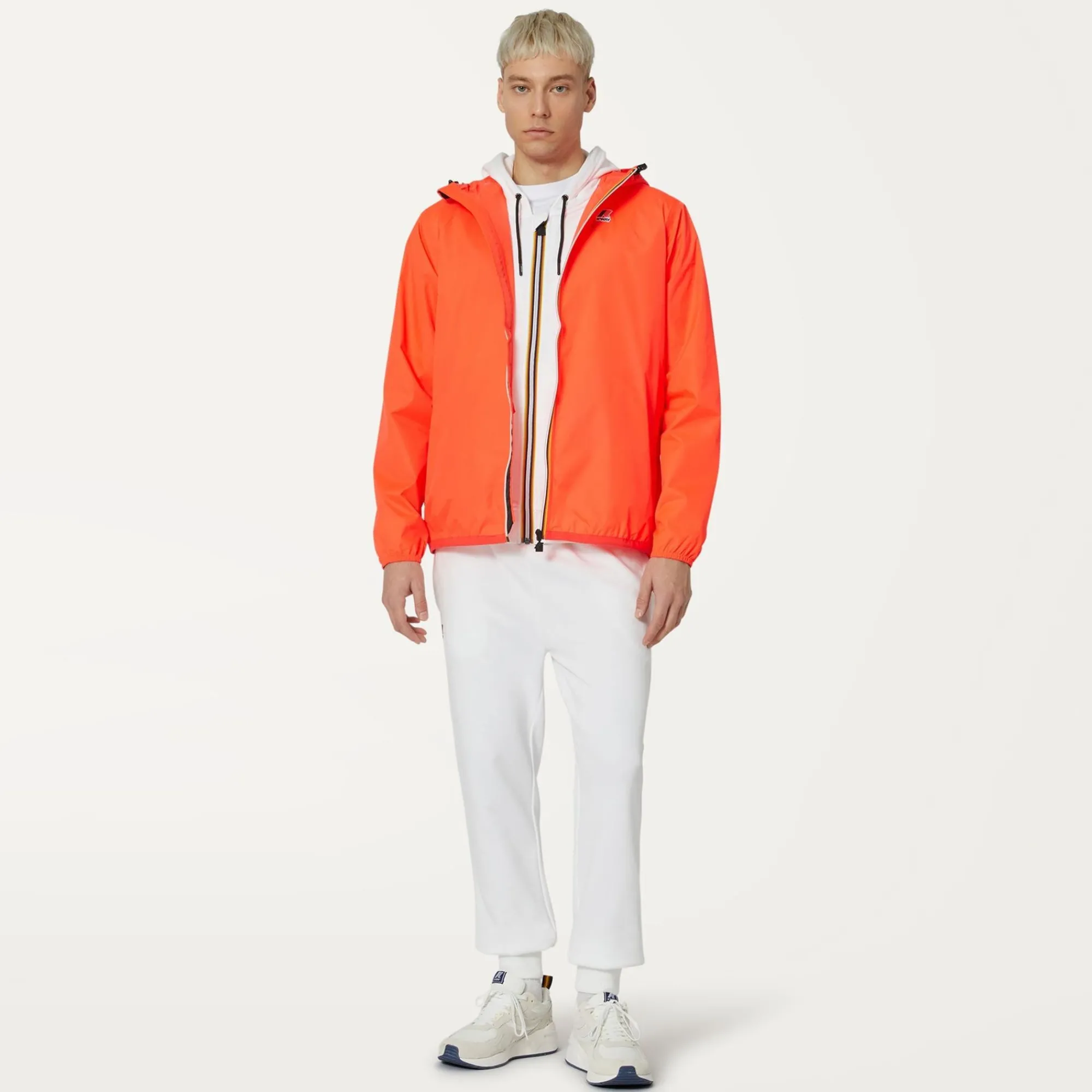 K-WAY Le Vrai Bishop Poly Cotton - Pants - Sport Trousers - Unisex - White New