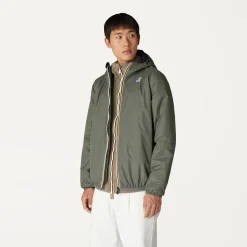 K-WAY Le Vrai 3.0Claude Warm - Jackets - Mid - Unisex - Green Blackish New