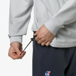 K-WAY Le Vrai Donatien Nylon Pc - Fleece - Jumper - Unisex - Grey Lt-Blue Depth Best Sale