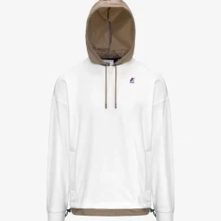 K-WAY Le Vrai Donatien Nylon Pc - Fleece - Jumper - Unisex - White-Beige Taupe Store