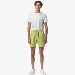 K-WAY Le Vrai Dorian Poly Cotton - Shorts - Sportshorts - Unisex - Green Celery Cheap