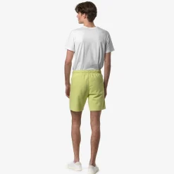 K-WAY Le Vrai Dorian Poly Cotton - Shorts - Sportshorts - Unisex - Green Celery Cheap