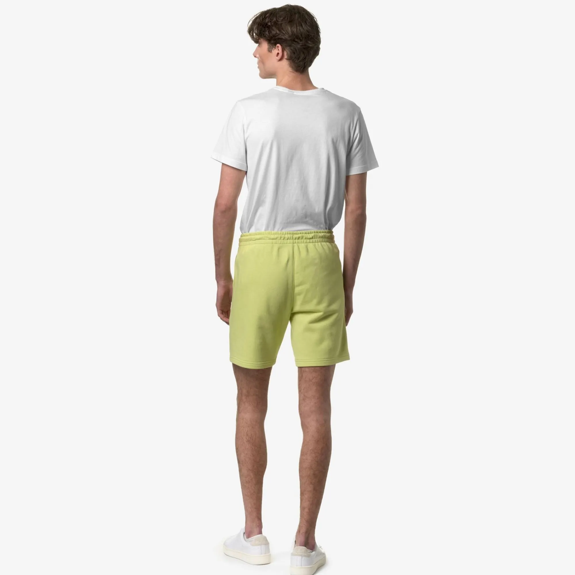 K-WAY Le Vrai Dorian Poly Cotton - Shorts - Sportshorts - Unisex - Green Celery Cheap