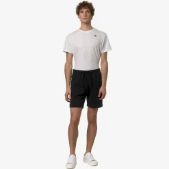 K-WAY Le Vrai Dorian Poly Cotton - Shorts - Sportshorts - Unisex - Black Pure Cheap