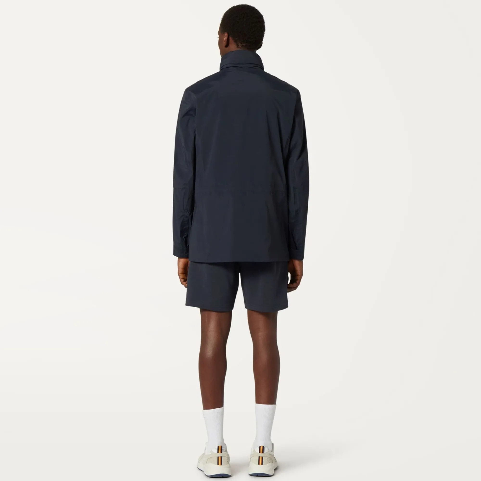 K-WAY Le Vrai Dorian Poly Cotton - Shorts - Sportshorts - Unisex - Blue Depth Outlet