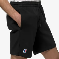 K-WAY Le Vrai Dorian Poly Cotton - Shorts - Sportshorts - Unisex - Black Pure Best